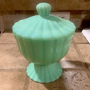 Pioneer woman Jadeite candy dish